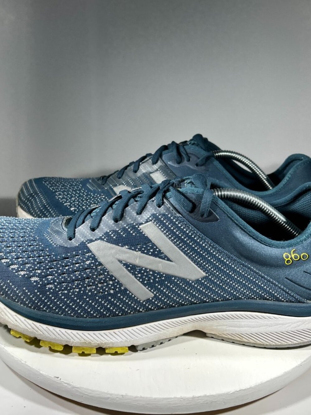 New Balance 860 V10 Mens Size 14 Running Shoes WIDE 2E Blue Sneakers Walking Gym
